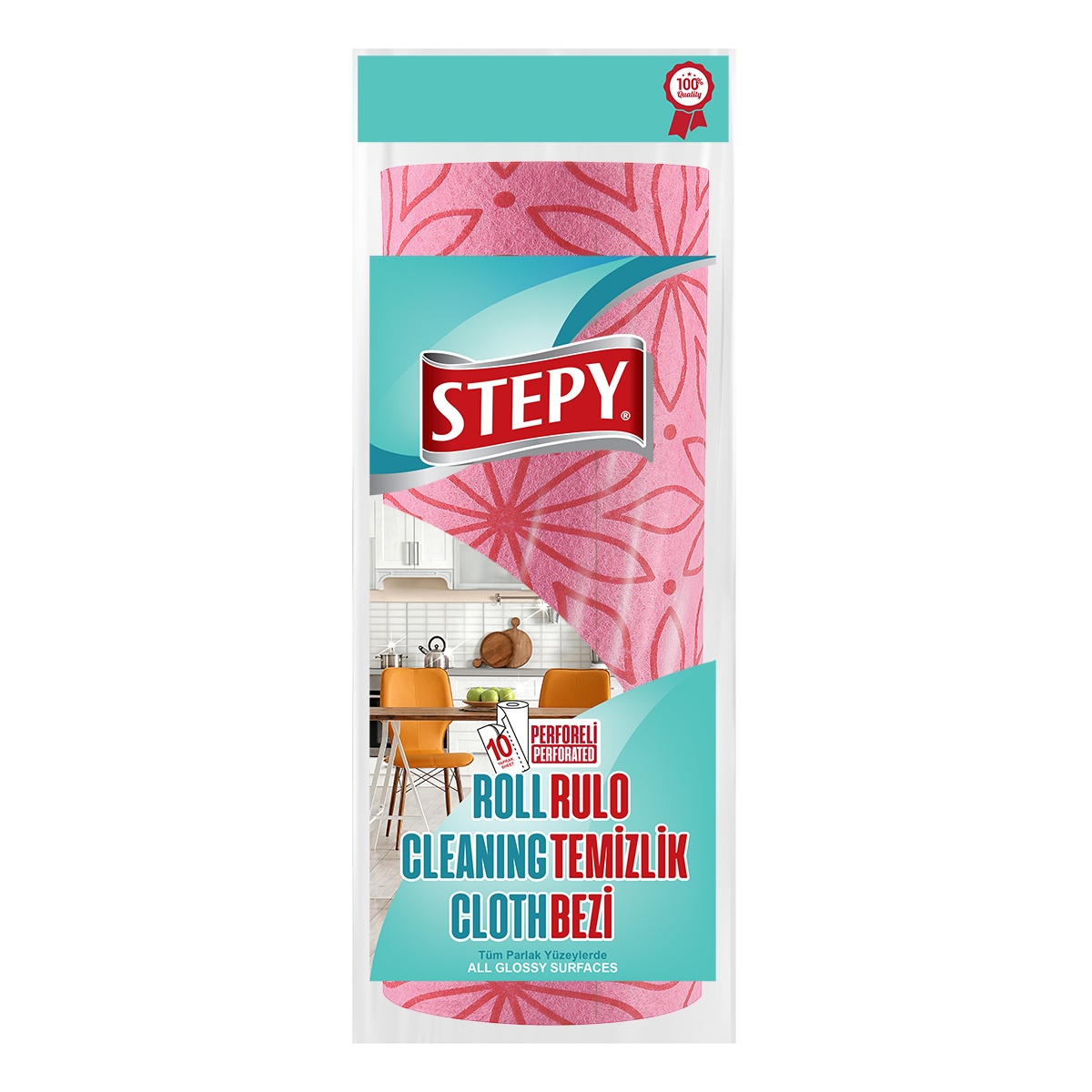 Rulo Temizlik Bezi (Renkli)
